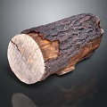 Natural Wooden Log Decorative Home Piece With Rustic Texture And Smooth Cut Surface