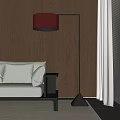 Nordic Floor Lamp Fishing Lamp Metal Floor Lamp Vertical Table Lamp Sofa Floor Lamp 3d model