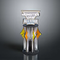 Scenic Monster Jam Allstar Challenge Event Site With Logo And Flags