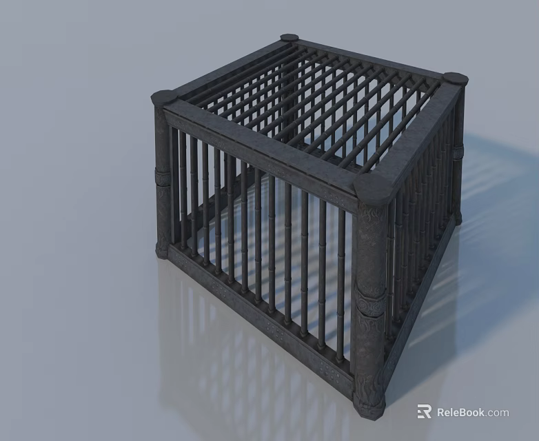 Modern Sofa and Coffee Table Set with Black Lattice Design and Square Structure 3d model