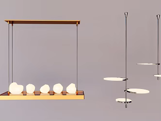 Modern Chandelier Art Chandelier Combination 3d model