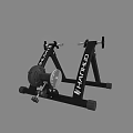 HAITUO Black Indoor Cycling Trainer Fitness Equipment With Pedals And Stand