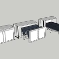 Multifunctional Desk And Foldable Bed Modern Design With Laptop Books And Storage Cabinets