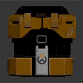 Safety monitoring of modern monitor head 3d model