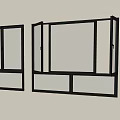 modern windows glass windows folding windows casement windows floor-to-ceiling windows bay windows doors and windows 3d model
