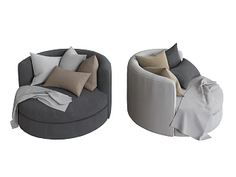 Modern Single Sofa 3d model