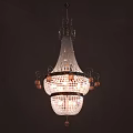 Elegant Multi tiered Crystal Chandelier With Sparkling Pendants And Classic Design