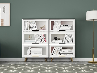 Nordic Bookcase 3d model