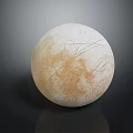 Modern Entertainment Room With Decorative Textured Sphere And Dark Background Surface