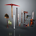Shovel Soldiers Shovel Tools Hardware Tools Processing Tools 3d model