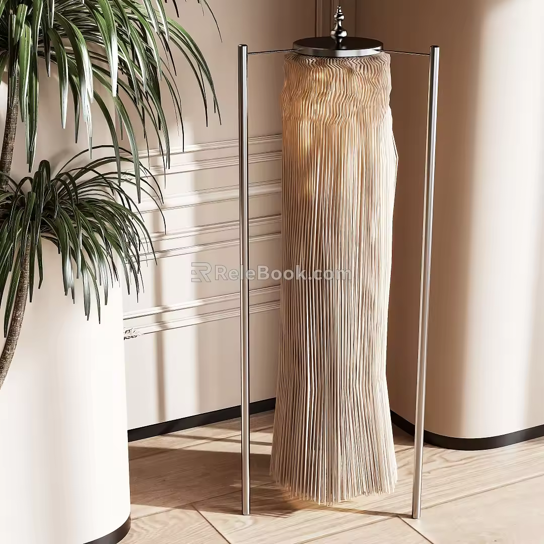 Floor Lamp Tassel Lamp 3d model