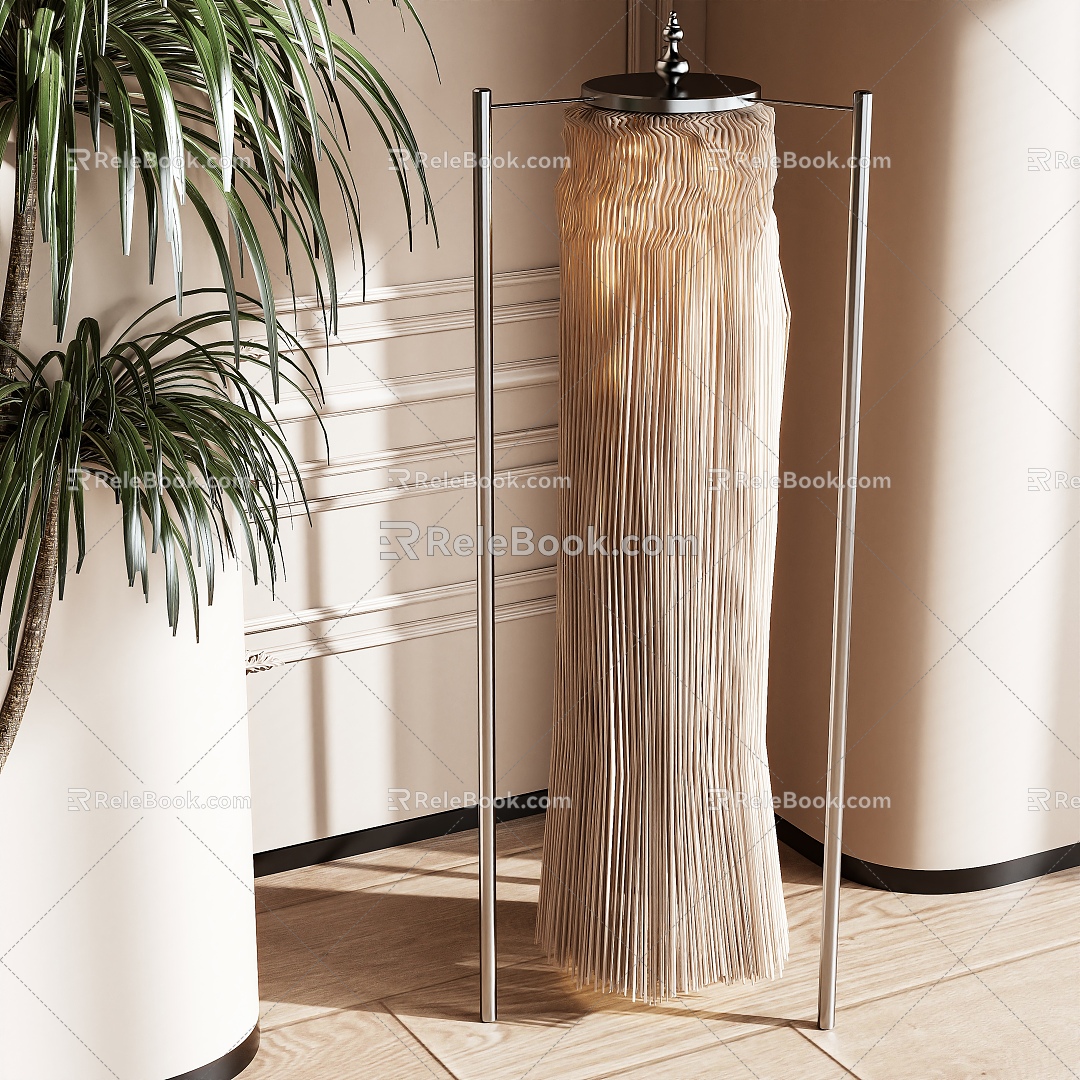 Floor Lamp Tassel Lamp 3d model