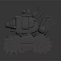 Detailed Military Tank 3D Model With Armored Tracks Cannon And Mechanical Details