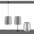 Modern lamp combination special-shaped chandelier table lamp 3d model
