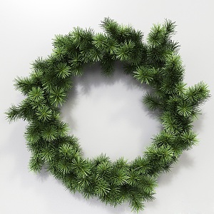 Modern wreath 3d model