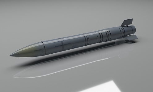 modern missile 3d model