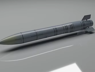modern missile 3d model