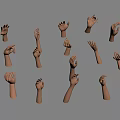 Gestures Various Gesture Dynamics 3d model