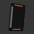 JBL Portable Speaker With Black Red Accents And White Mesh Front Design