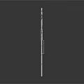 Industrial Stainless Steel Measuring Rod With Curved Top And Calibration Marks