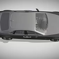 Elegant Black Luxury Sedan With Chrome Grille LED Headlights And Alloy Wheels