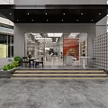 Modern Beauty Salon Interior Design With Glass Windows White Chairs And Waiting Area