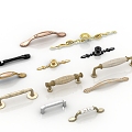 Modern hardware handle classical handle 3d model