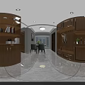 Modern Spacious Open Plan Living And Dining Room With Cozy Stylish Home Interior Design