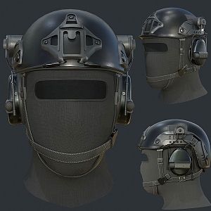 Special Forces Combat Helmet 3d model