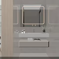 Warm Cream Modern Living And Dining Space With Cozy Sofa And Custom Storage Cabinets