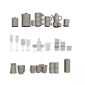 Minimalist Ceramic Cups Collection With Mugs Tumblers Jars And Canisters