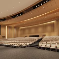 Modern Conference Hall Report Hall 3d model
