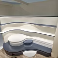LIVE IN LIGHTHOUSE Store Interior Design With Display Cabinets Plants And Chandeliers
