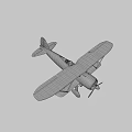 Vintage Biplane Fighter Plane With Propeller Red Nose And National Emblem