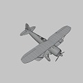 biplane 3d model