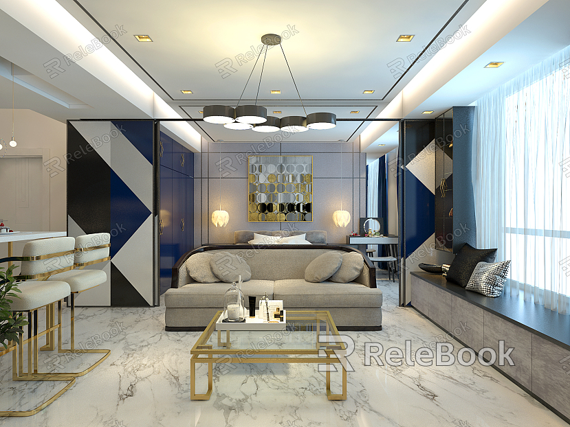 Light Luxury Apartment Small Apartment model