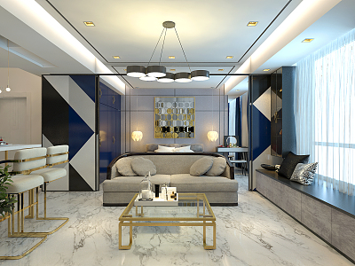 Light Luxury Apartment Small Apartment model