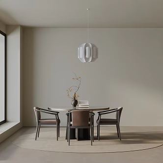 Modern table combination 3d model