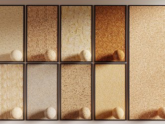 Solid wood particle board particle board European pine board cork plywood density board 3d model