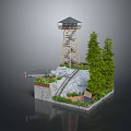 Game Environment Game Scene Fairy Tale Scene Fairy Tale Magic Scene Magic Item Fantasy Scene 3d model