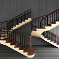 Modern Staircase Designs With Wooden Metal Railings White Steps And Gray Walls