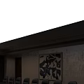 Modern Conference Room Interior With Large Windows City View Sunlight And Chairs