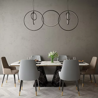 Dining Room Tables and Chairs 3d model