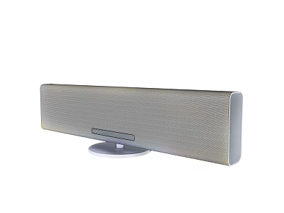 Slim Modern Soundbar Speaker With High Quality Audio And Stand Base For Home Use 3d model