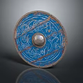Medieval Shield Ancient Shield Defensive Weapon Ancient Shield Iron Shield Protective Shield Wooden Shield 3d model