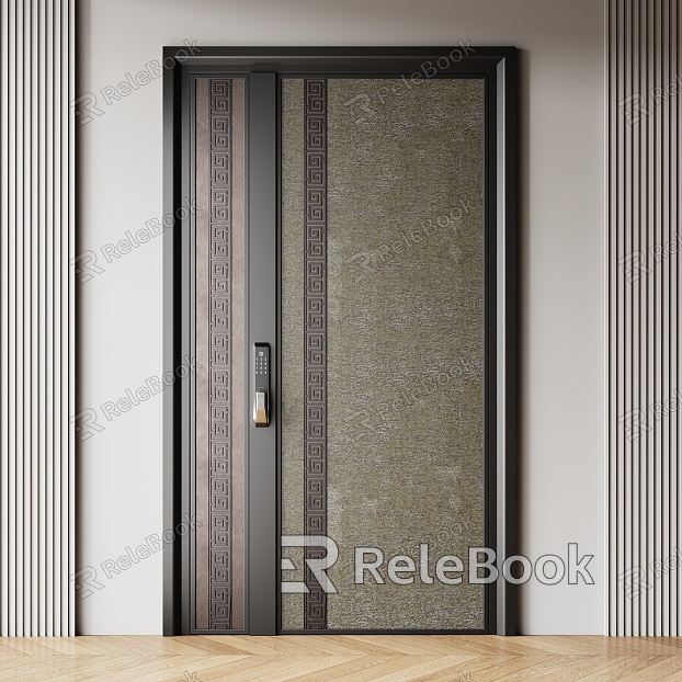 Entry door security door model