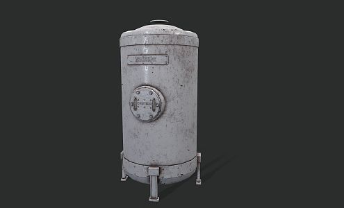 Gas Tank Gas Tank Jar Industrial Tank Container 3d model