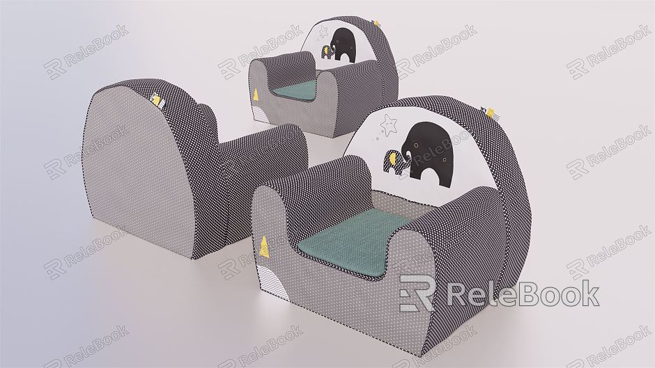 Modern Children's Chair Children's Sofa Chair Children's Sofa model