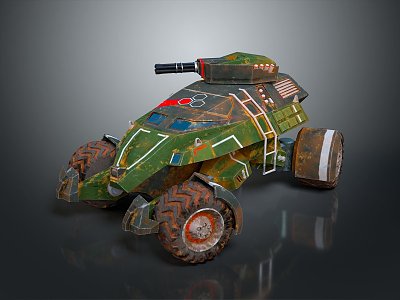 Light Tank Light Armored Tank Modern Tank World War II Tank World War I Tank Heavy Tank 3d model