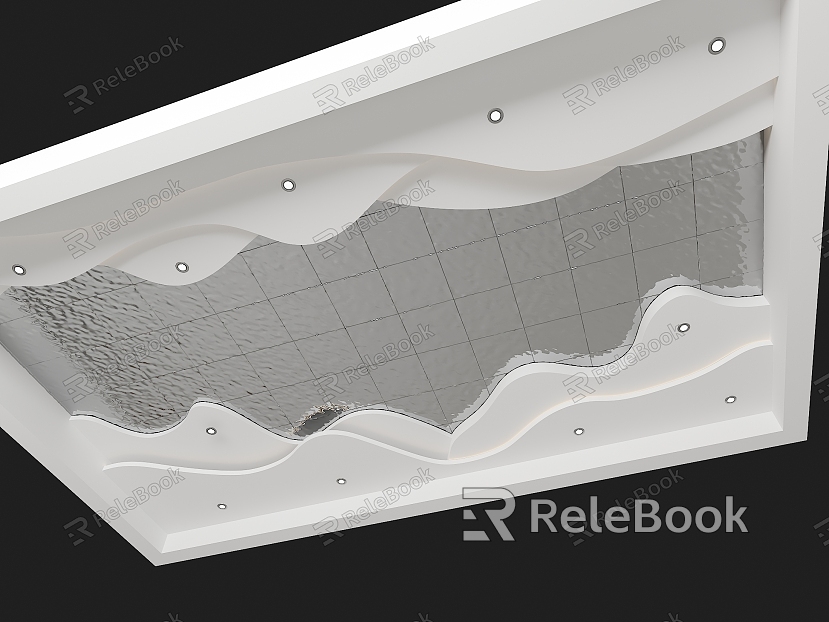 Special-shaped wave metal plate ceiling wave ceiling metal plate corrugated ceiling special-shaped corrugated ceiling corrugated stainless steel plate ceiling stream ceiling model